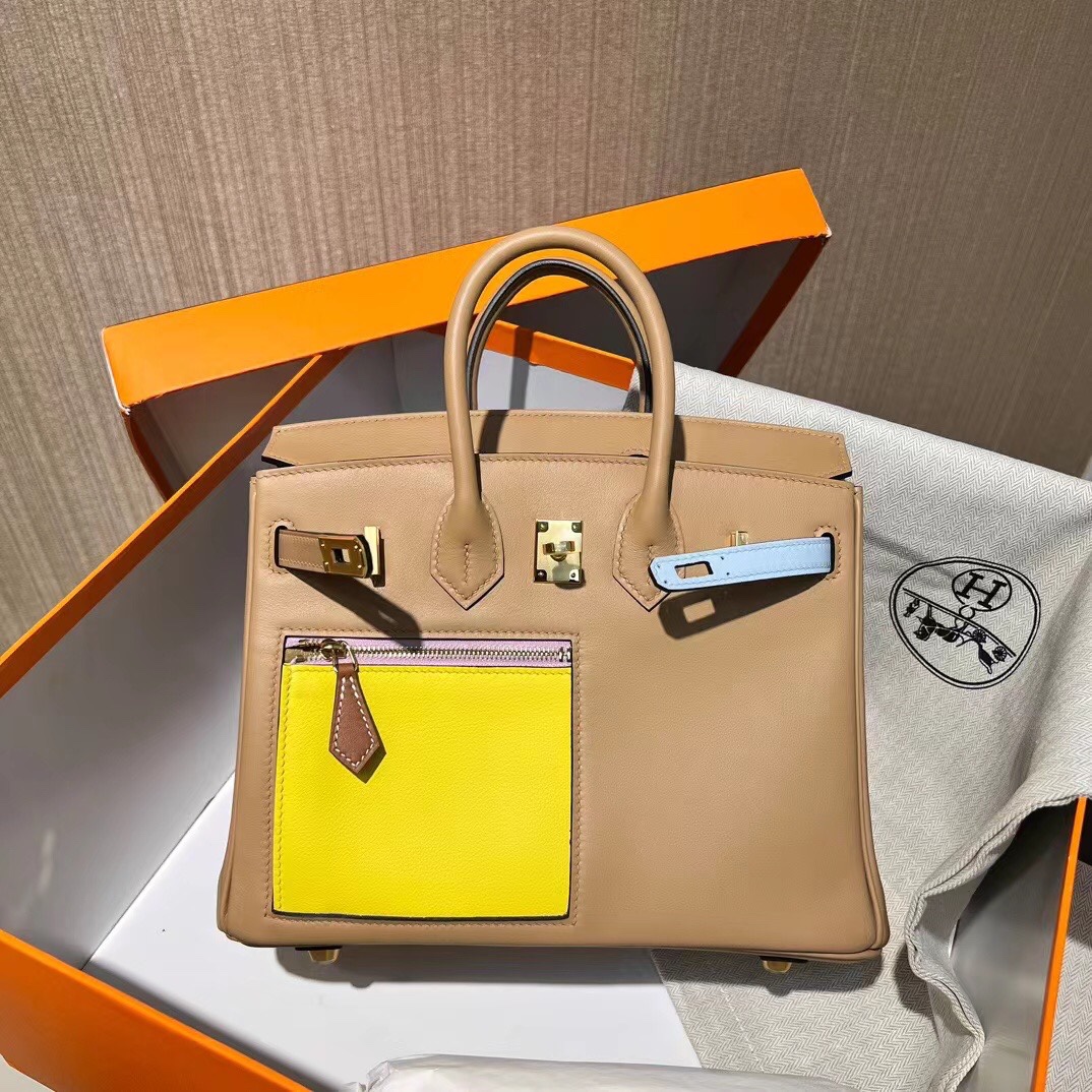 Hermes Birkin 30CM Swift Leather Handbag Brown 